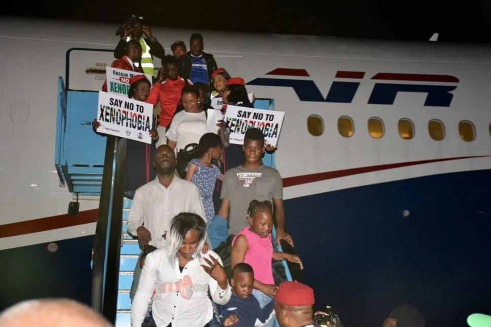 First batch of Nigerians repatriated from S’Africa arrives Thursday